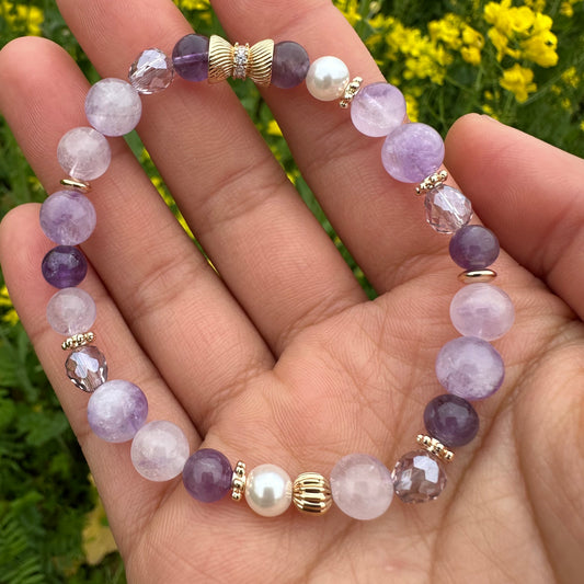 Amethyst Lavender Bracelet